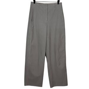 Wilfred Free Ascendant Pants Womens Size 6 Light Gray High Waist Wide Leg Work